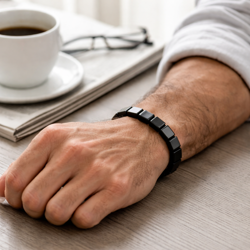 ALPHA® Hematitarmband